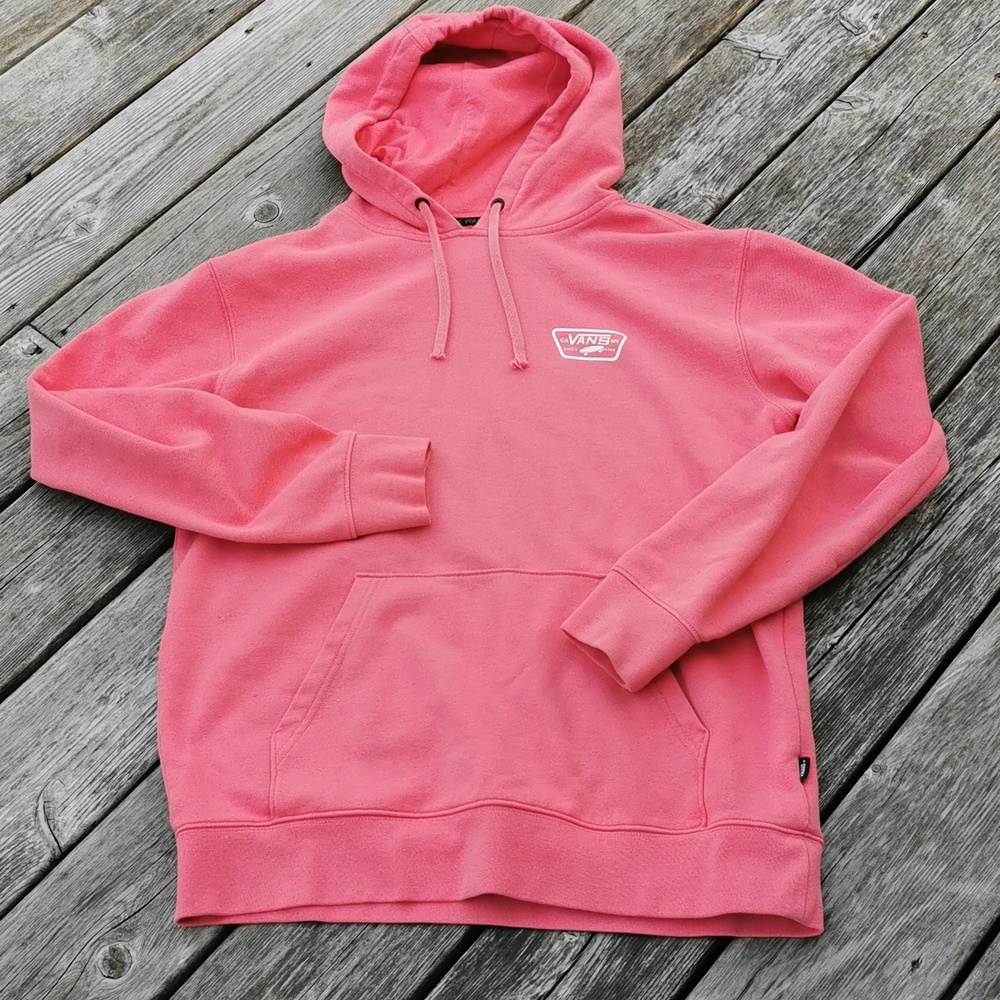 VANS  Men's hoodie. Size Medium. Coral color. Great condition